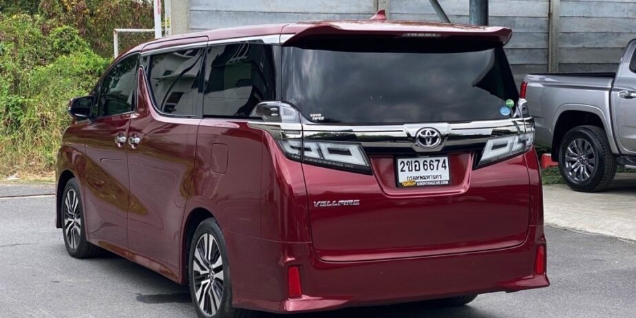 🚗 TOYOTA Vellfire 2.5 ZG Edition ปี 2018 วิ่ง 52,xxx km.