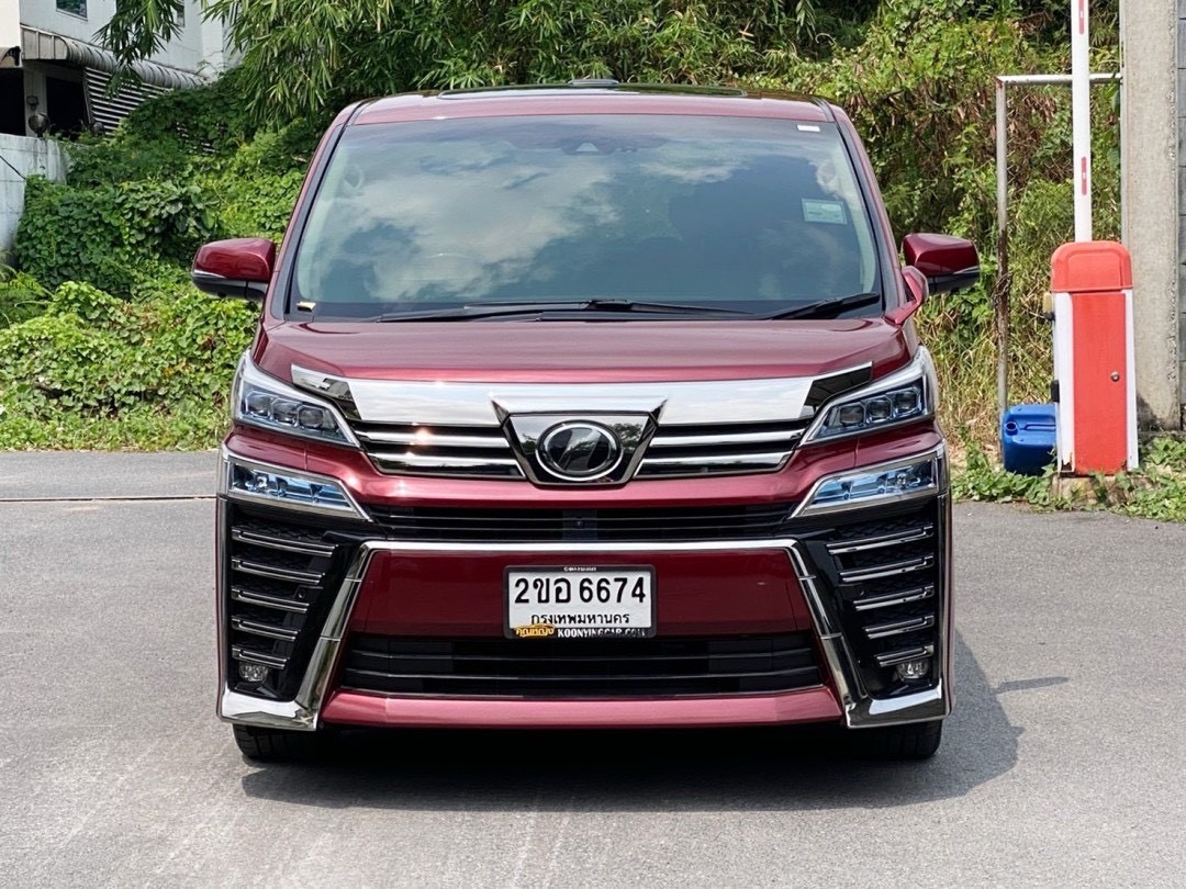 🚗 TOYOTA Vellfire 2.5 ZG Edition ปี 2018 วิ่ง 52,xxx km.