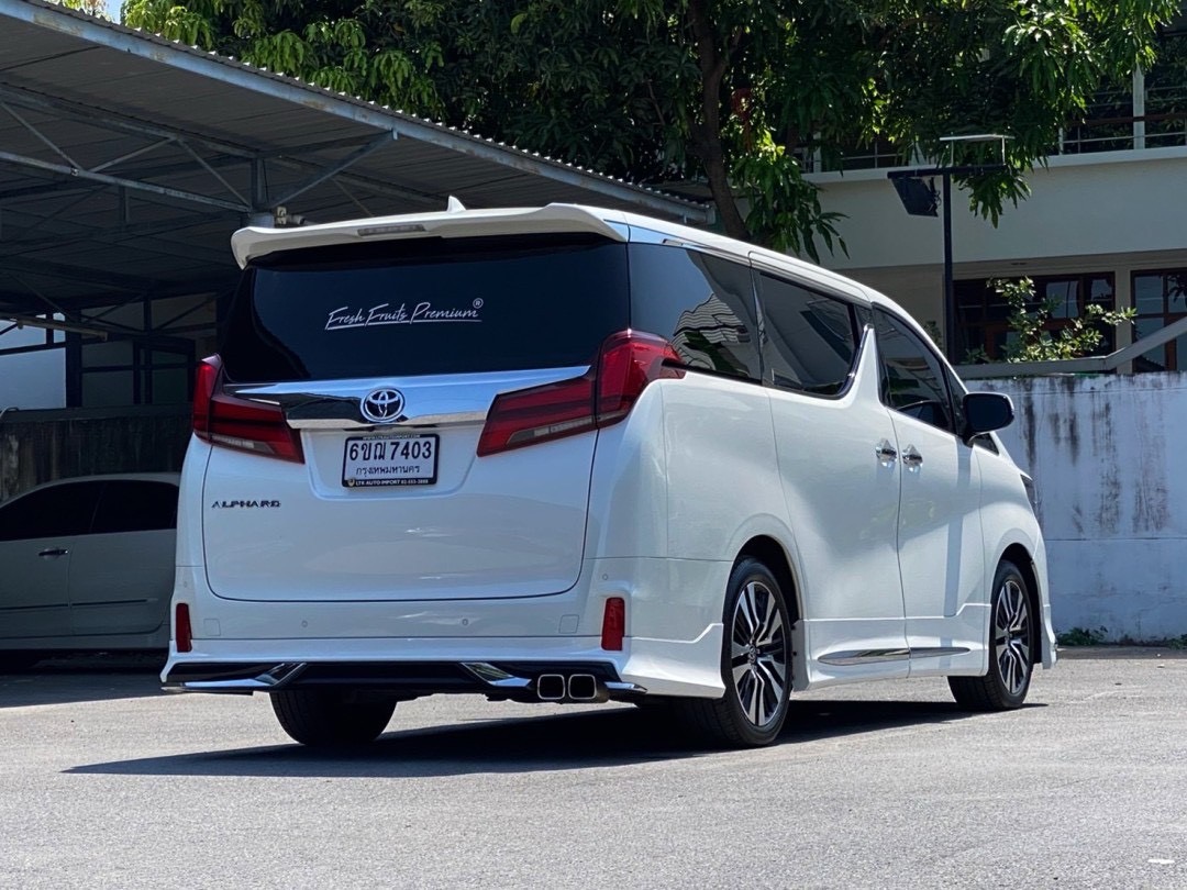 Toyota Alphard 2.5 SC Package ปี 2023 มือสอง วิ่งน้อย สภาพป้ายแดง ไมล์แท้เพียง 55,xxx กม.