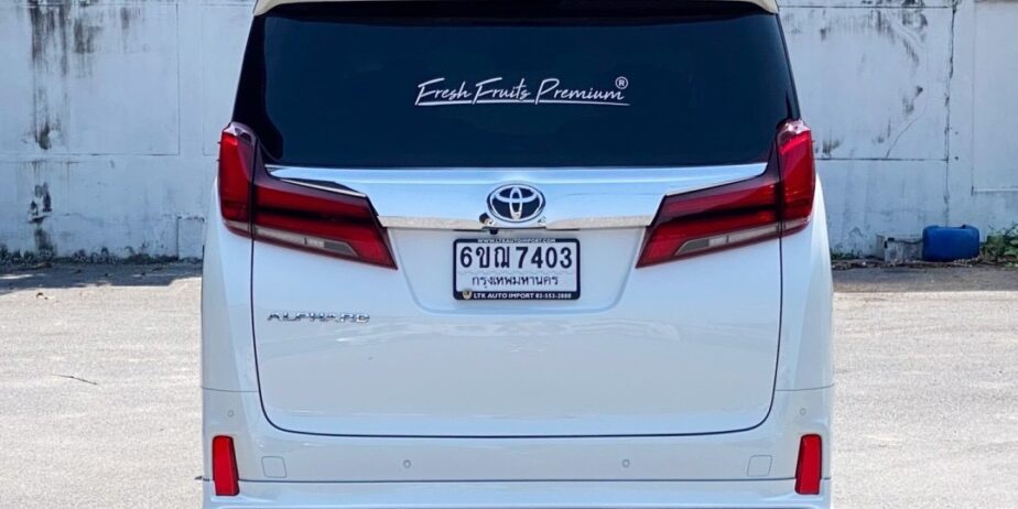 Toyota Alphard 2.5 SC Package ปี 2023 มือสอง วิ่งน้อย สภาพป้ายแดง ไมล์แท้เพียง 55,xxx กม.